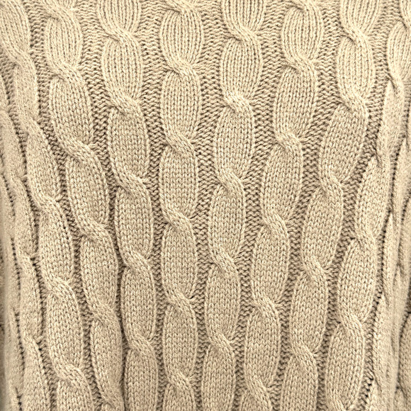 Pretty Persuasions Cape Sweater Women's L/XL Tan Fall Winter Weather Cottagecore - Picture 3 of 6